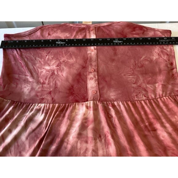 205 Collin’s Dress Women's Size XL Mauve Tie-Dyed Sleeveless Spaghetti Strap - Picture 6 of 8